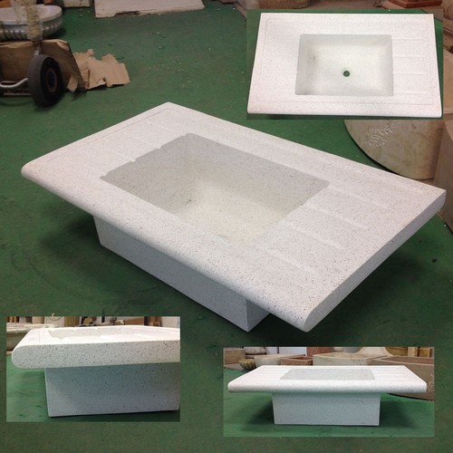 Lavabo graniglia marmo - lavabo, di